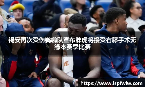 锡安再次受伤鹈鹕队宣布胖虎将接受右膝手术无缘本赛季比赛
